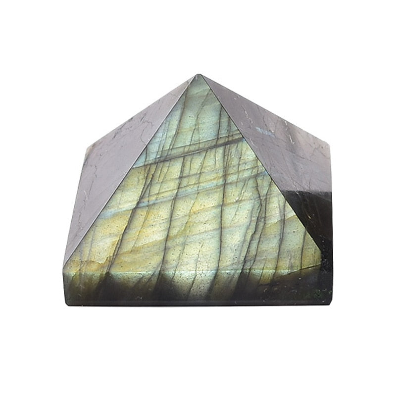 Fluorite Crystal Pyramid Quartz Healing Stone