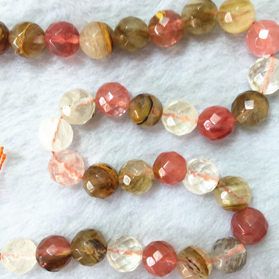 Romantic Tourmaline stone multicolor Watermelon jades