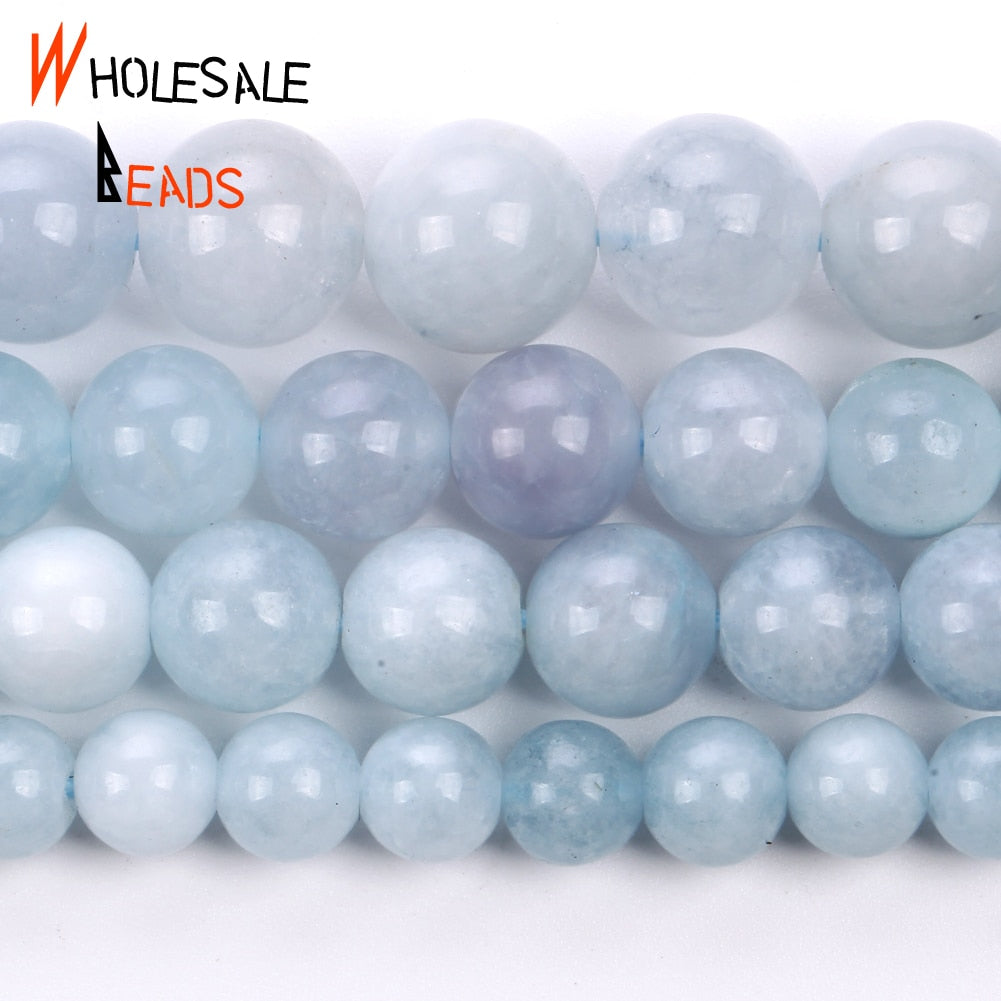 Natural Stone Aquamarines Chalcedony Jades Pink