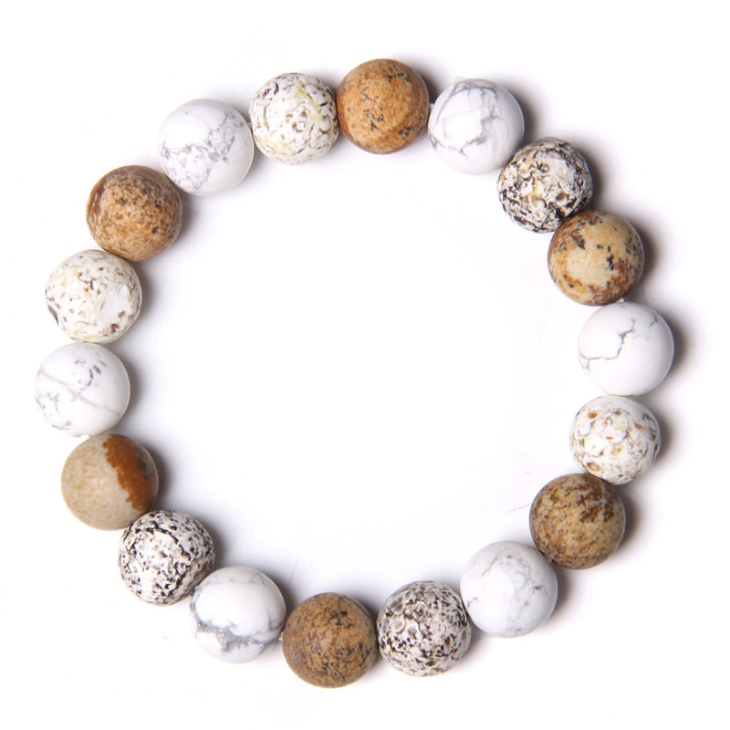 Universe Eight Planets Bracelet Men Natural Stone