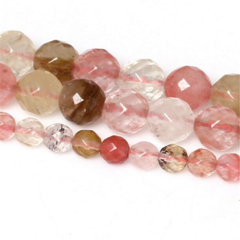 Romantic Tourmaline stone multicolor Watermelon jades