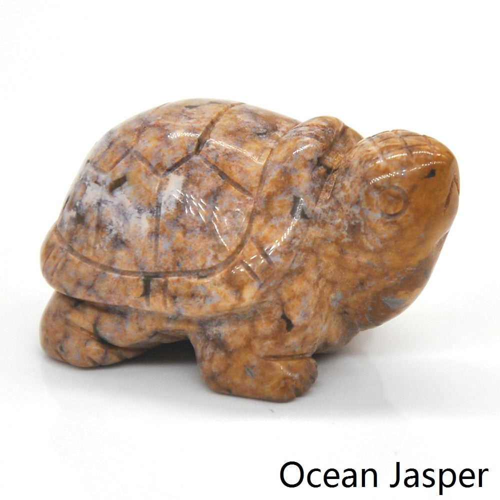 Turtle Tortoise Statue Natural Healing Crystal