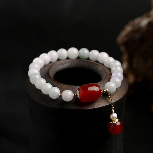 Jade Beads Bracelet Bangle For Women