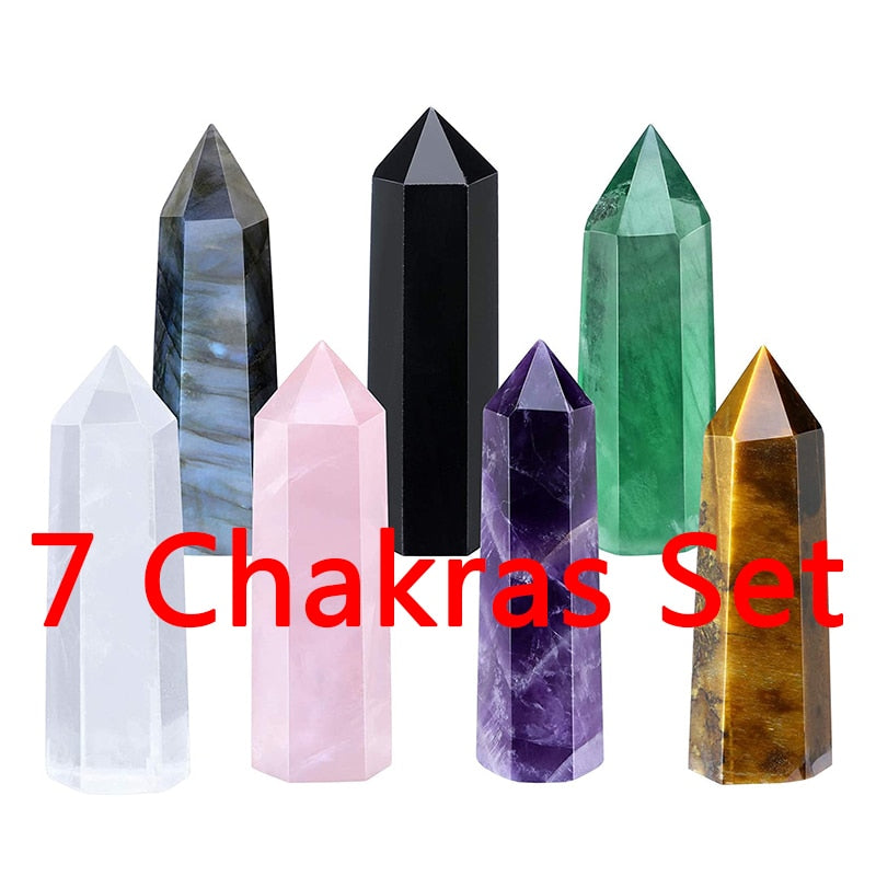 Crystals Stones and Mineral Point Wand Energy Healing