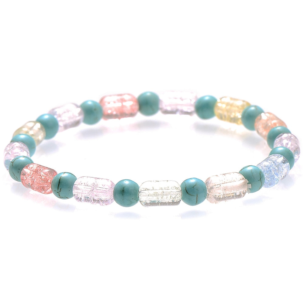 Green Aventurine Stone Bracelet Irregular Beads