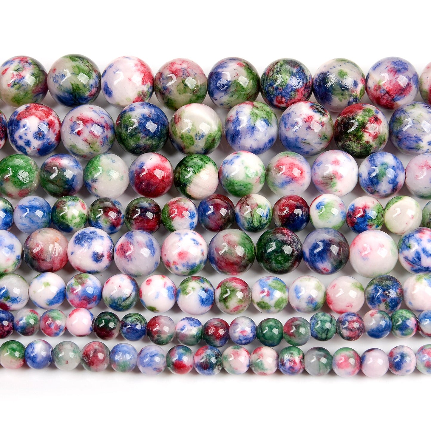 Purple Persian Jade Beads Round Loose Beads