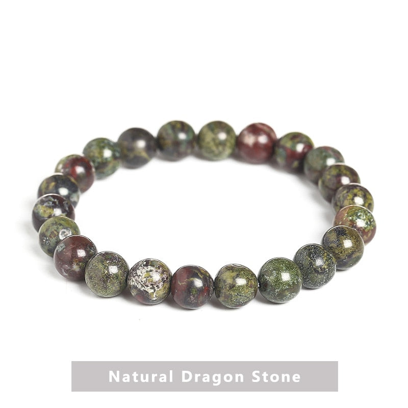 JD Natural Pyrite Bead Bracelets Women Men Vintage