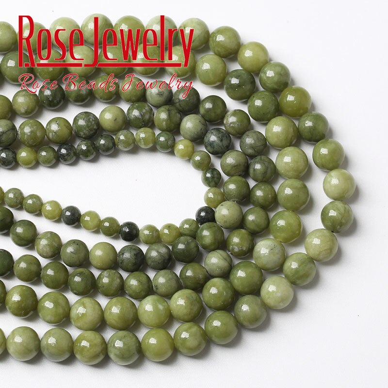 Natural Jades Beads Natural Green Chalcedony