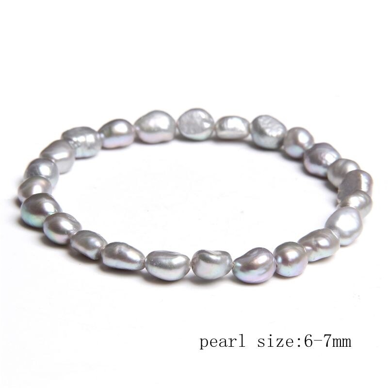 Natural Freshwater Pearls Bracelets Women Bangles