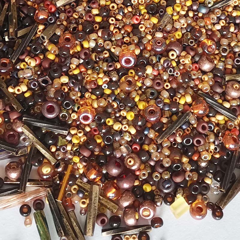 Seed beads Mixed Round Bugle Glass Bead Mix