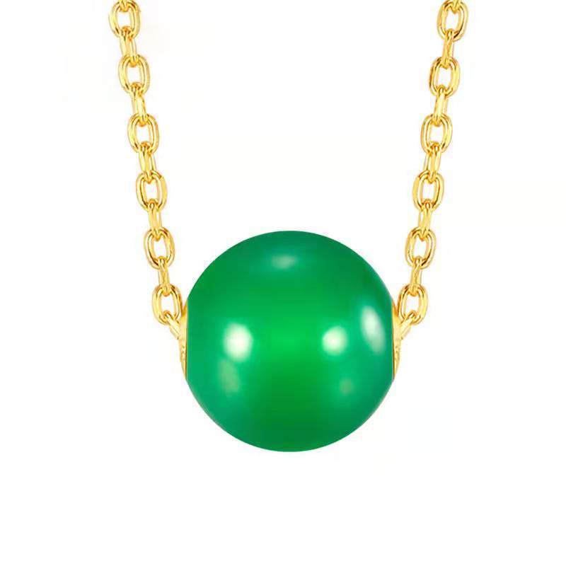 Necklace Fine Jewelry Pure Chain Gift For Women Jade