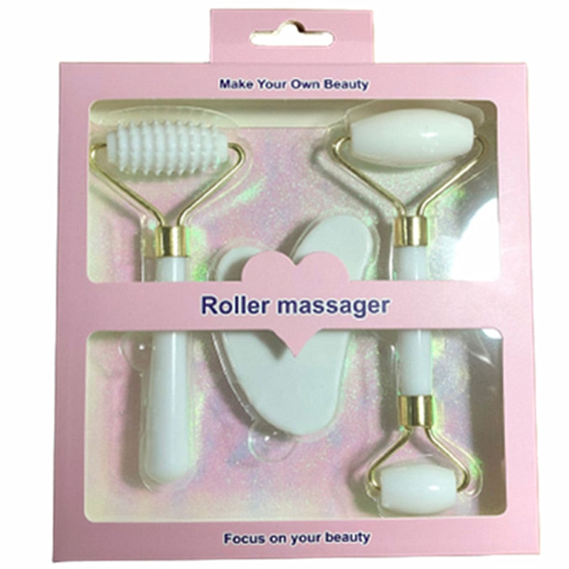 3pcs Set Resin Roller Massager for Face