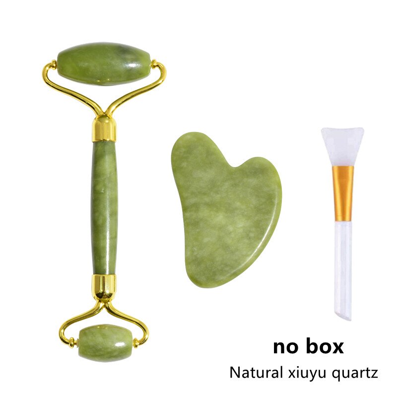 Facial Massager Natural Jade Roller Massage Rose