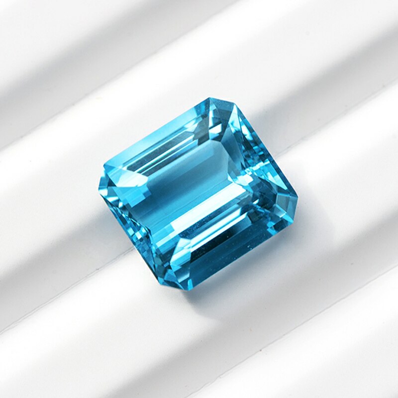 Natural Beryl Ceylon Blue Sapphire Gems Faceted Cut