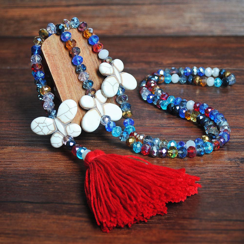 Bohemian Ethnic Boho Tassel Necklace