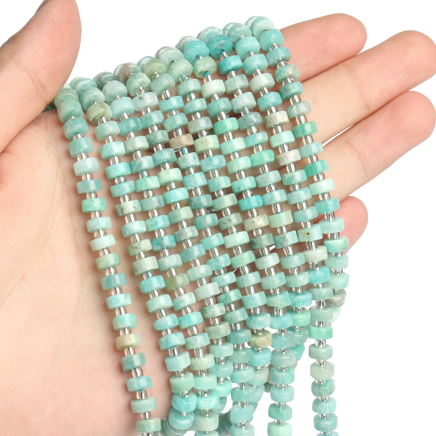 Apatite Lapis Lazuli Quartz Jade Rondelle Disc Beads