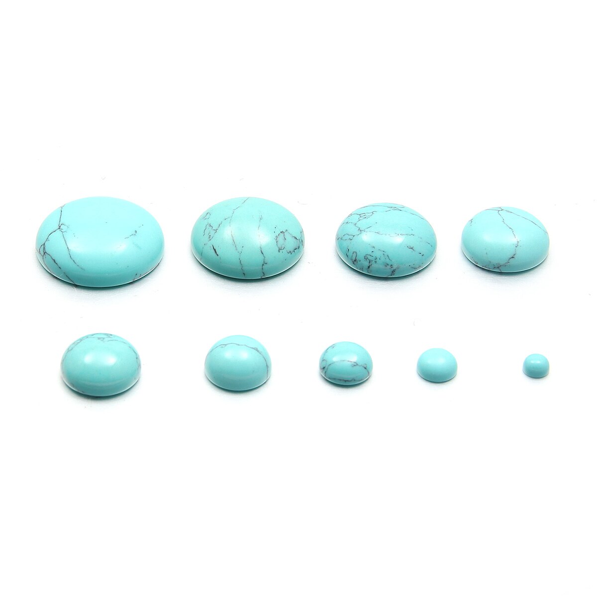 Natural blue turquoise Jade Stone