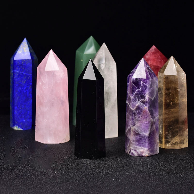 Crystals Stones and Mineral Point Wand Energy Healing