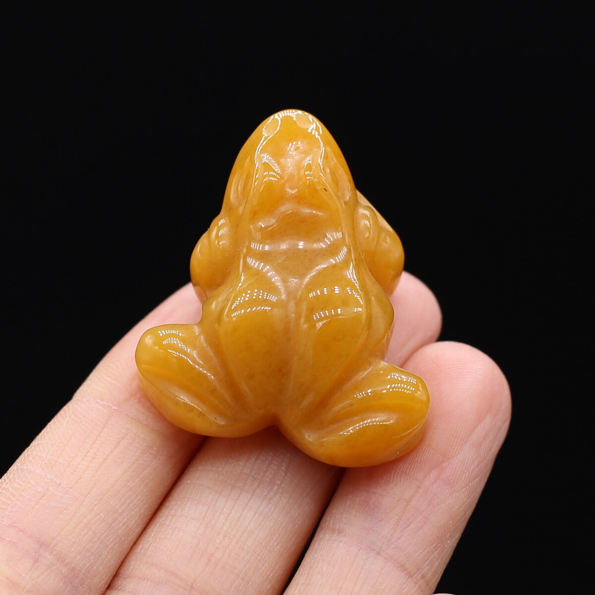 Natural Stone Green Aventurine Frog Shape Rough