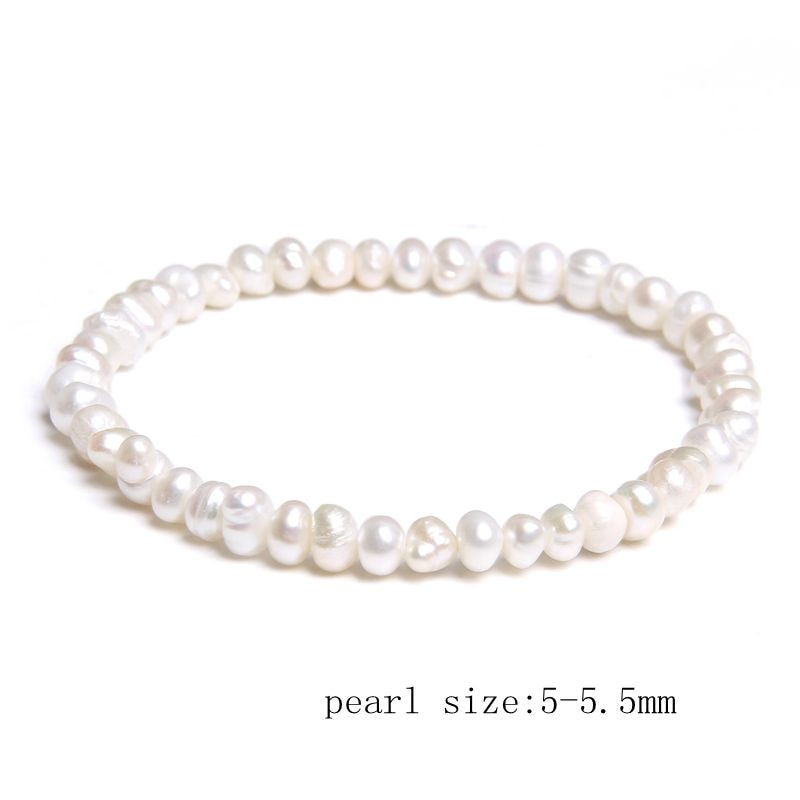 Natural Freshwater Pearls Bracelets Women Bangles