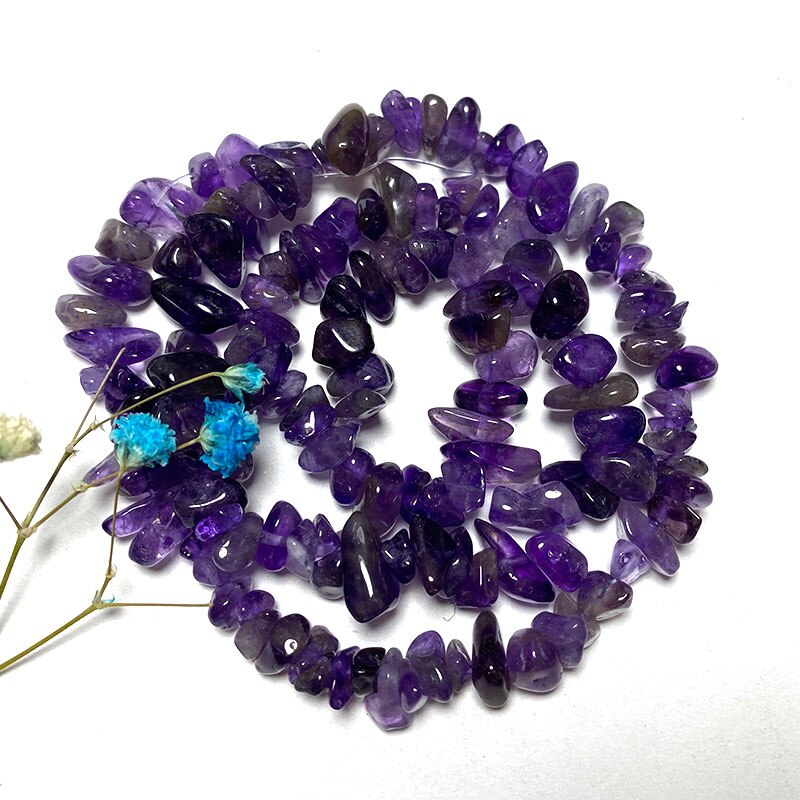 Natural Stone  Amethyst Green Agate Apatite