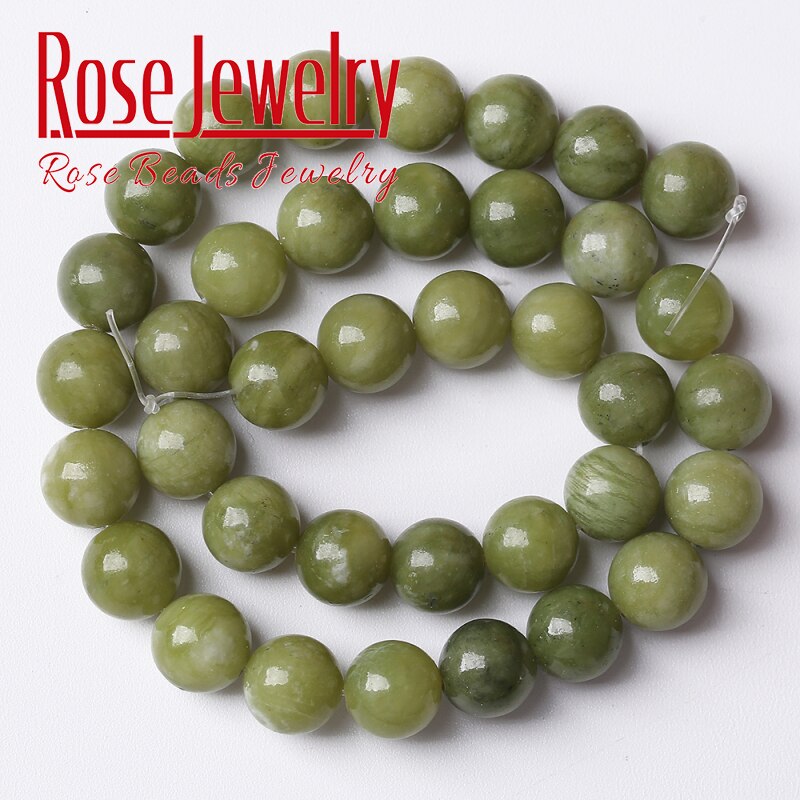 Natural Jades Beads Natural Green Chalcedony