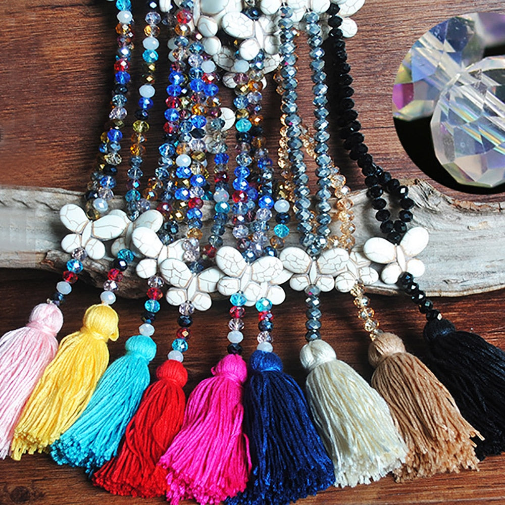 Bohemian Ethnic Boho Tassel Necklace