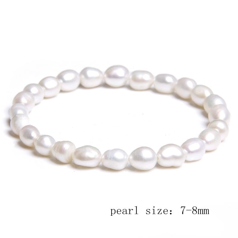 Natural Freshwater Pearls Bracelets Women Bangles