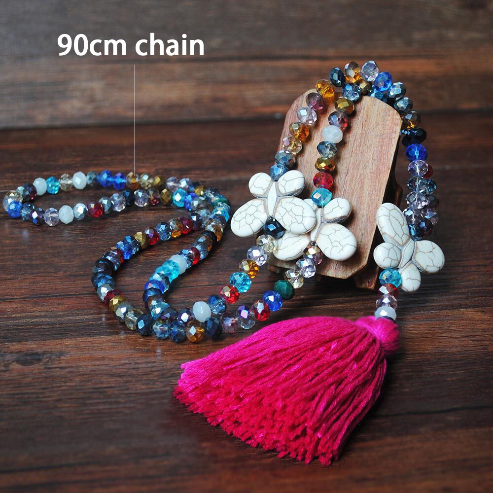 Bohemian Ethnic Boho Tassel Necklace