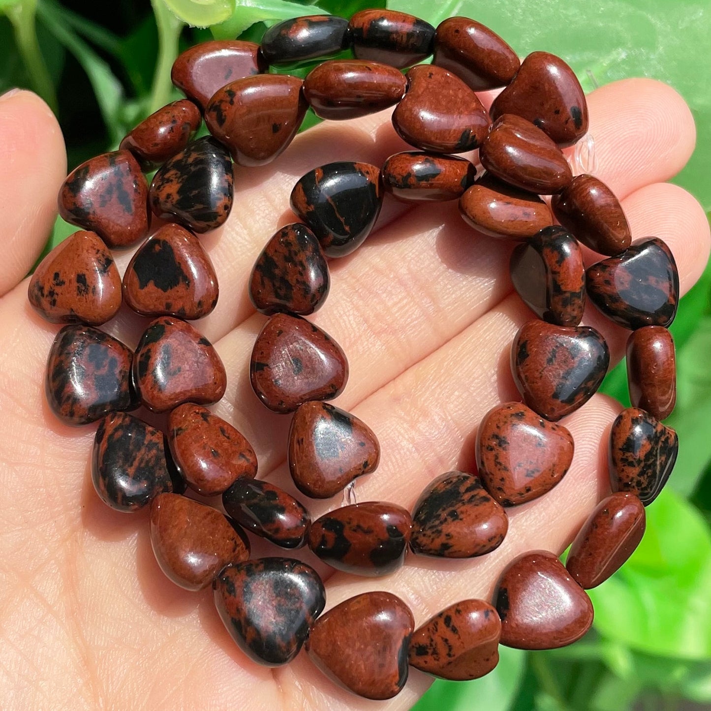 Love Heart Shape Stone Natural Agates Tiger Eye