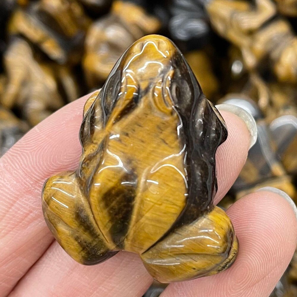 Natural Stone Green Aventurine Frog Shape Rough