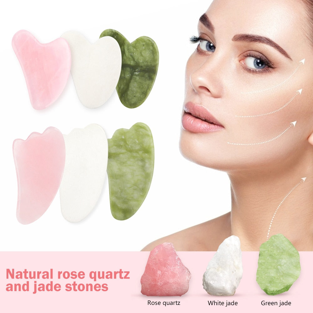 Natural Jade Stone Skin Care Massager