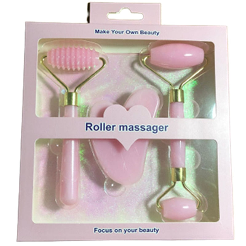 3pcs Set Resin Roller Massager for Face