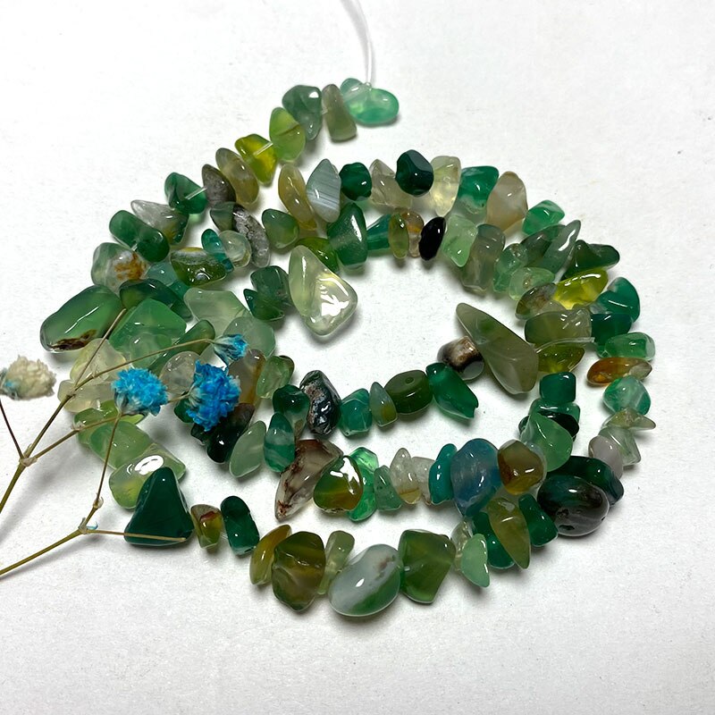 Natural Stone  Amethyst Green Agate Apatite