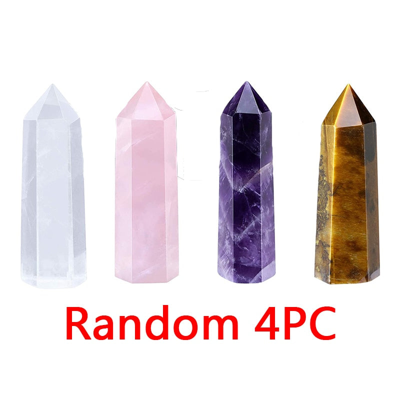 Crystals Stones and Mineral Point Wand Energy Healing