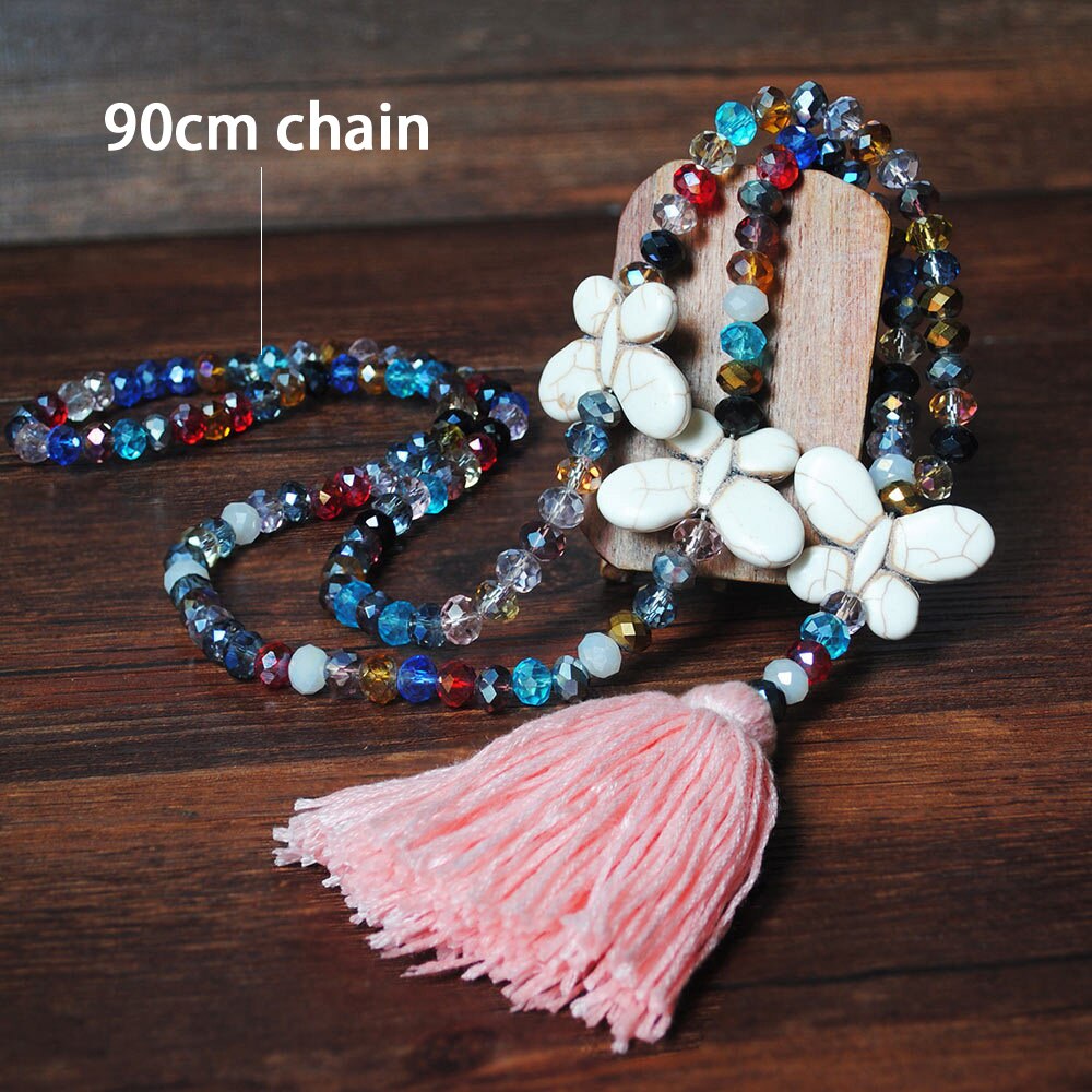 Bohemian Ethnic Boho Tassel Necklace