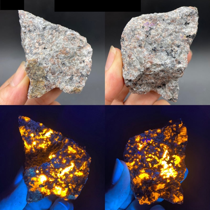 100g Natural Yooperlite Flame Stone Syenite
