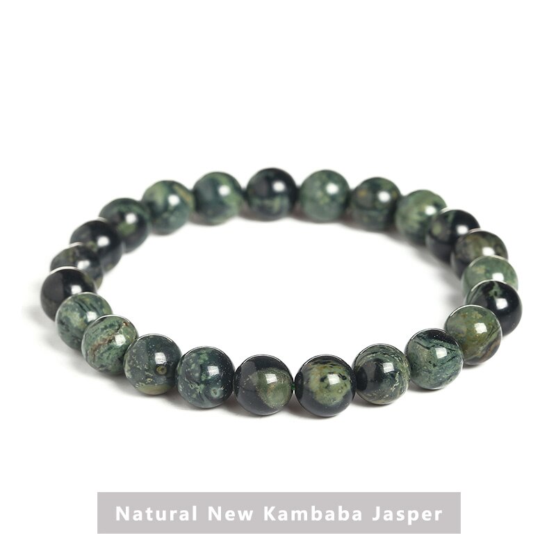 JD Natural Pyrite Bead Bracelets Women Men Vintage