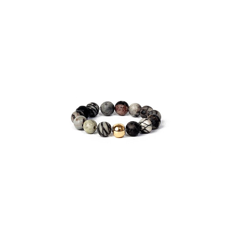 Natural Stone Rings For Women Men Handmade