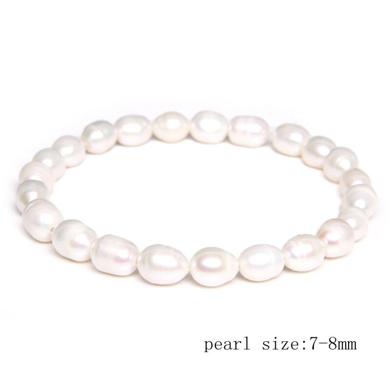 Natural Freshwater Pearls Bracelets Women Bangles