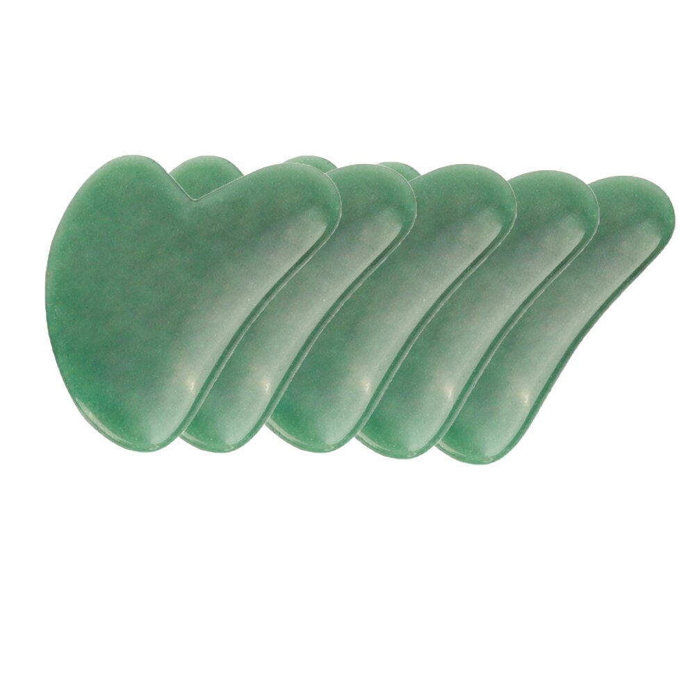 Rose Quartz Jade Stone Heart-shaped Gua Sha