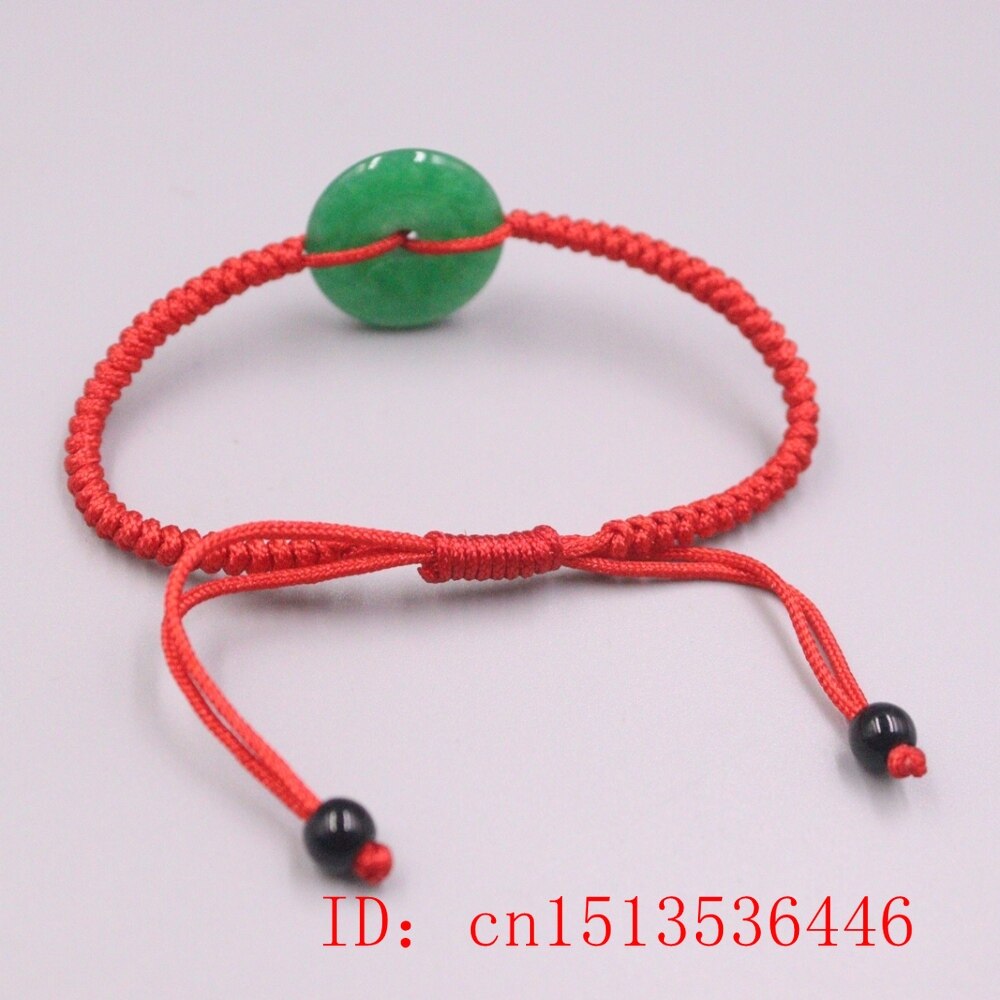 Natural Green jade Safety buckle Bracelet DIY