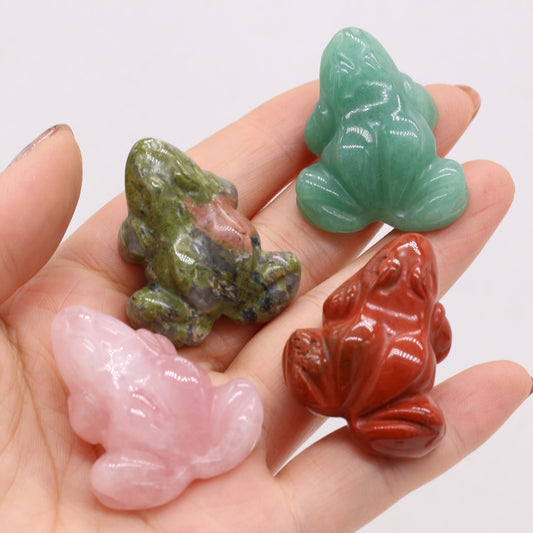 Natural Stone Green Aventurine Frog Shape Rough