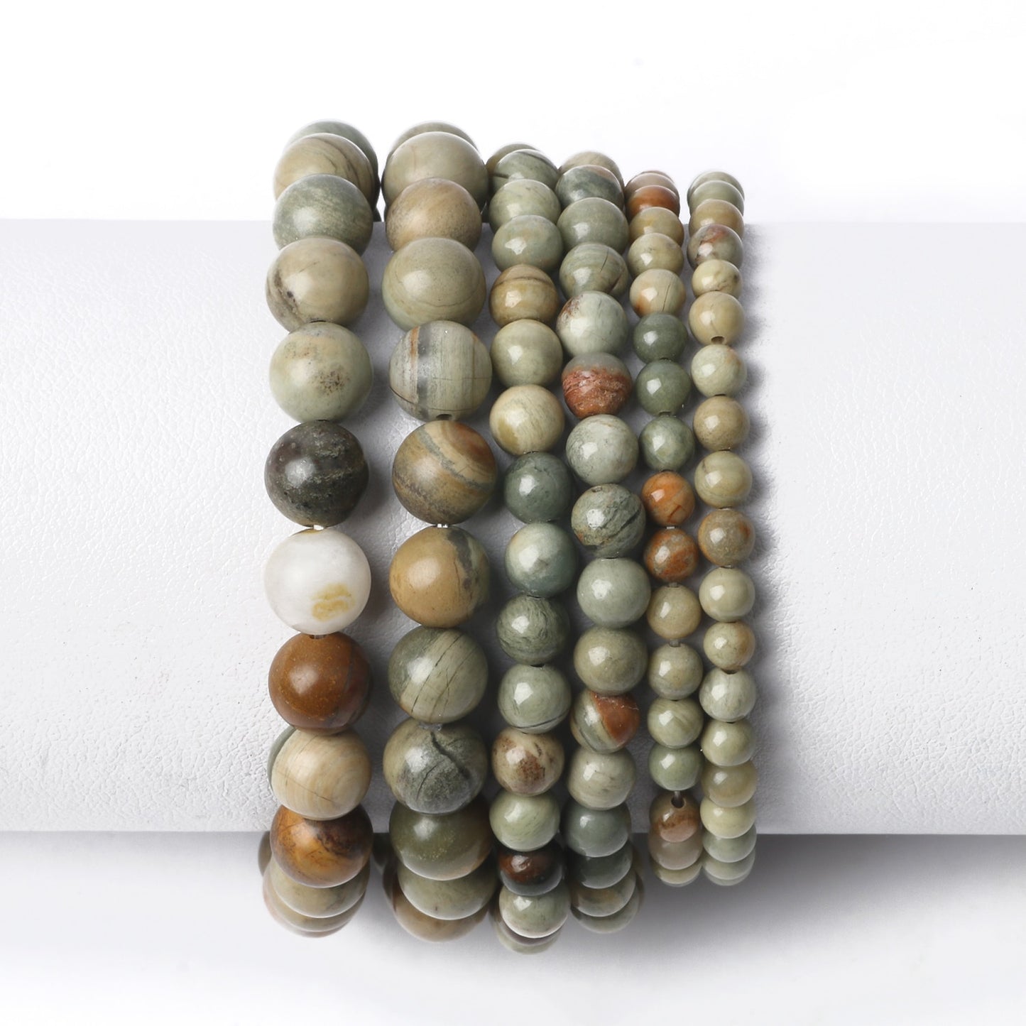 Natural Stone Beads Bracelet Amethysts