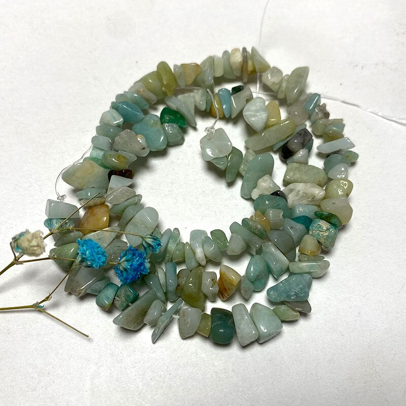 Natural Stone  Amethyst Green Agate Apatite