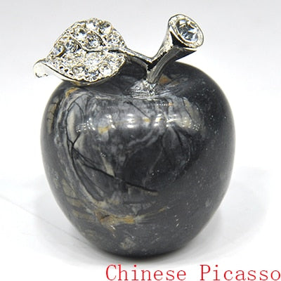 Apple Figurine Natural Stones Healing Crystals Statue