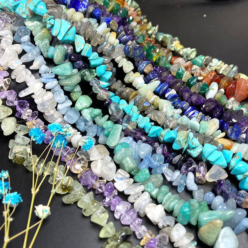 Natural Stone  Amethyst Green Agate Apatite