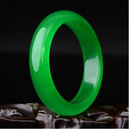 Genuine Natural Green Jade Bangle Bracelet