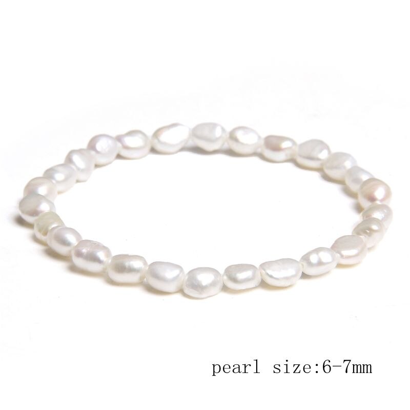 Natural Freshwater Pearls Bracelets Women Bangles