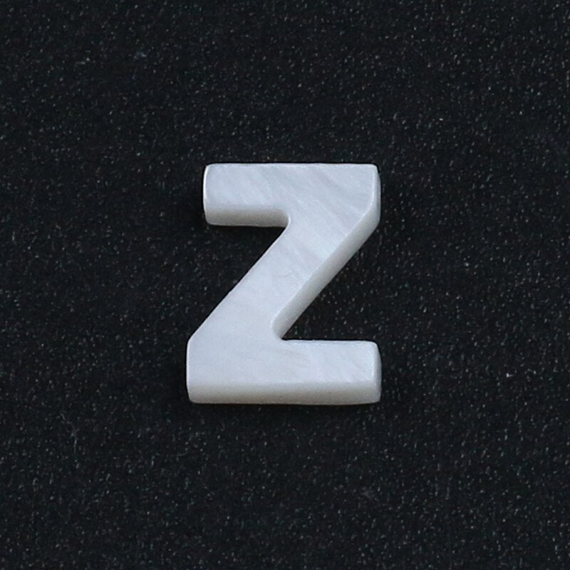 26 Capital Letter Shell Beads Charms Classic A to Z